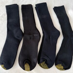 Gold Toe Men's 8 Pack Cotton Athletic Cushioned Crew Socks Sz 6-12.5 4 Pairs E30
